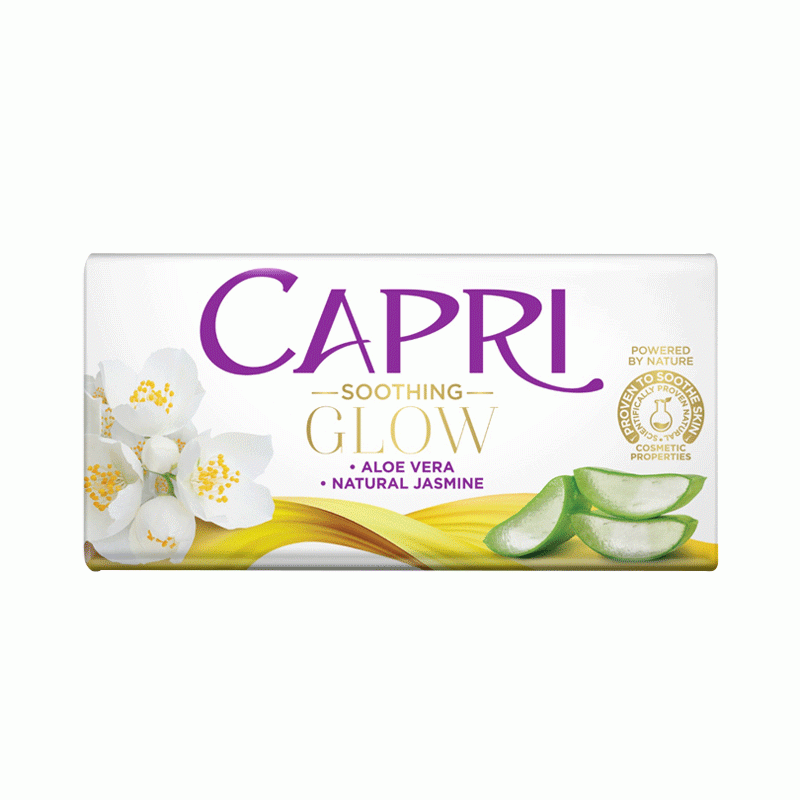 CAPRI SOAP GLOW ALOE VERA NATURAL JASMINE 100GM